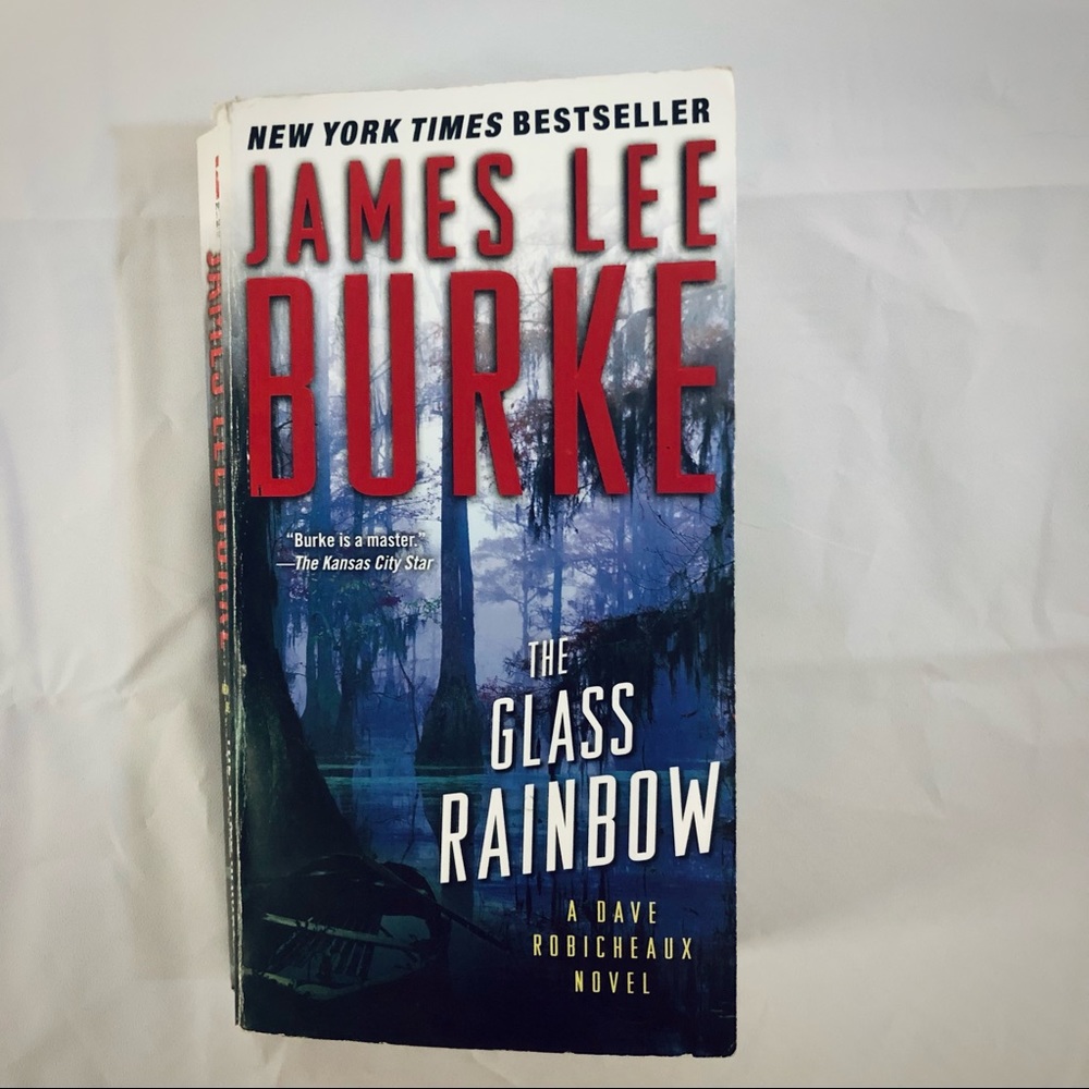 💝 The Glass Rainbow by James Lee Burke, Mystery Suspense Paperback Book